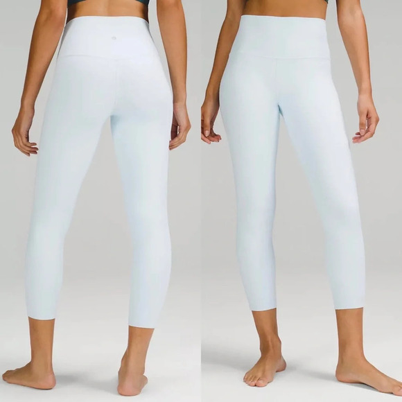 lululemon athletica Pants - NWT $98 Lululemon Align™ High-Rise Pant 25" in Powder Blue Leggings
